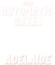 Just Automatic Gates Adelaide - White logo